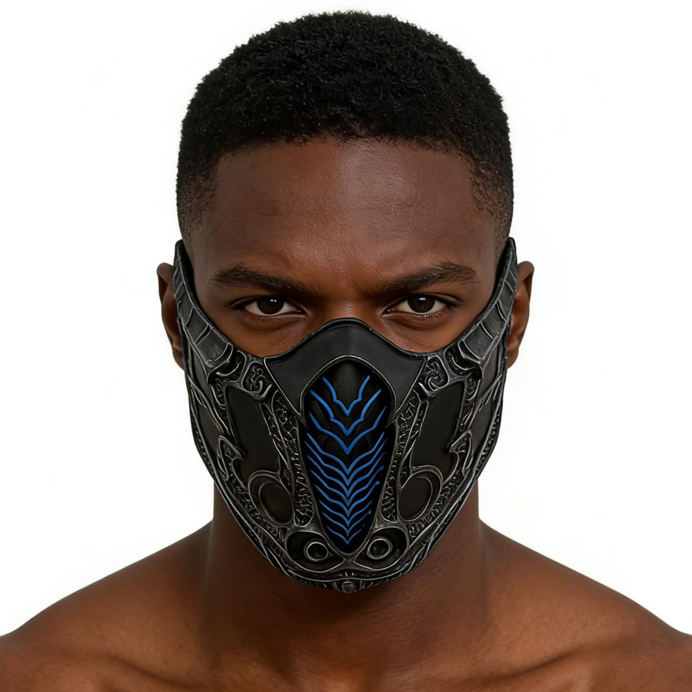 Respirator Half Face - Mortal Kombat Half Face Mask Cosplay