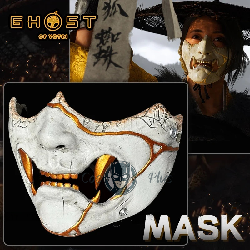 Respirator Half Face - Game Ghost of Yotei Atsu Mask