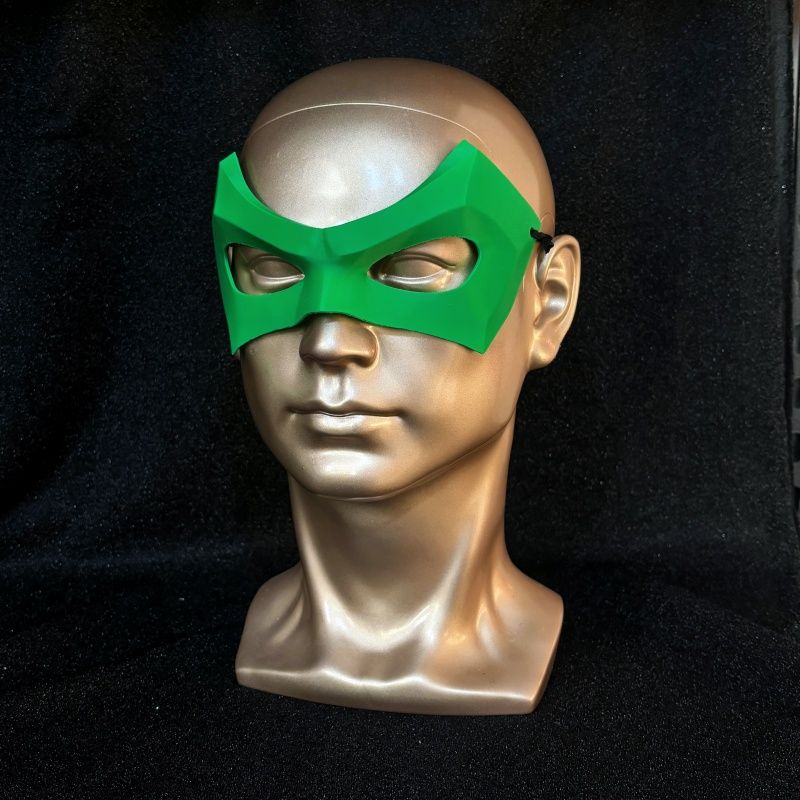 Respirator Half Face - Anime Superhero Green Cosplay Eye Mask