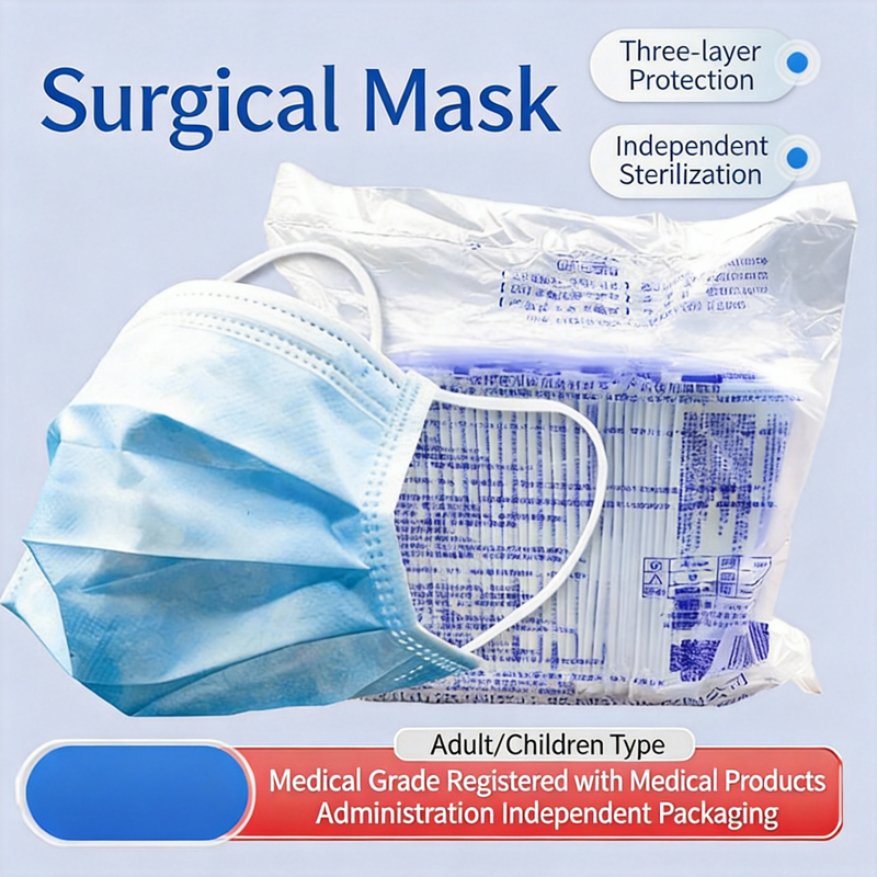 Disposable Surgical Mask - 100/200pcs Nipah Virus Personal Protection Disposable