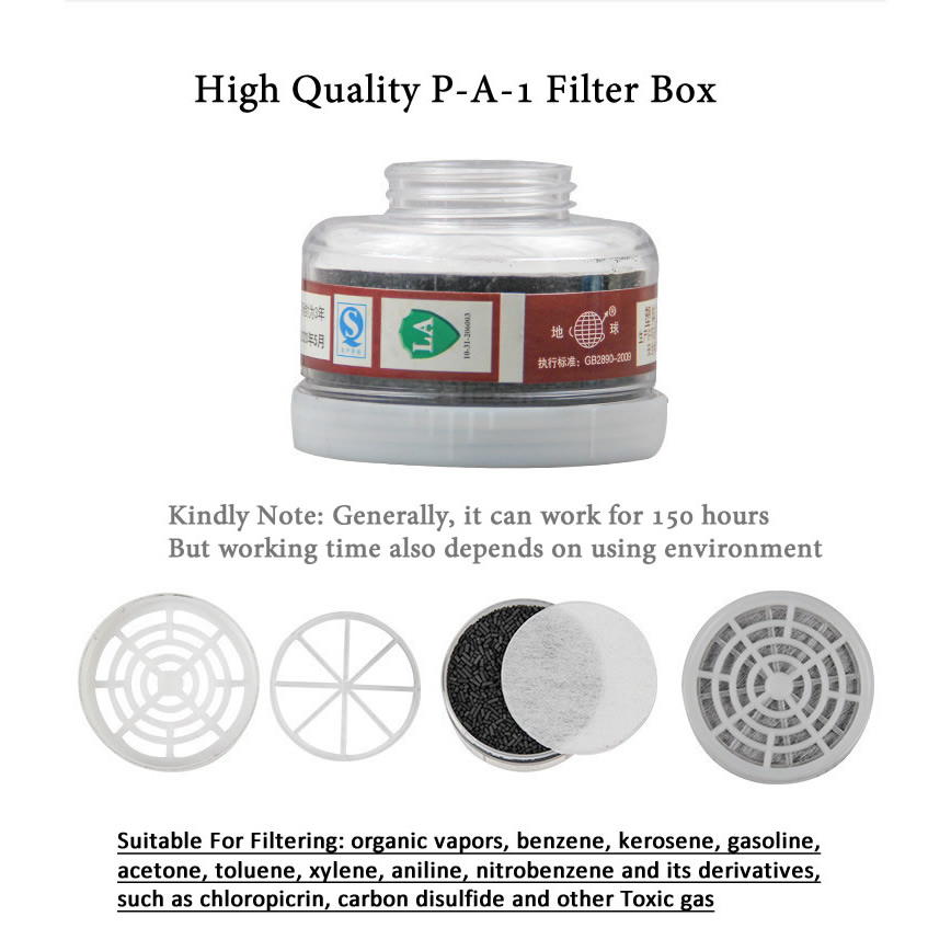 Dust Mask Construction - 1pcs RD40 40mm Round Gas Mask