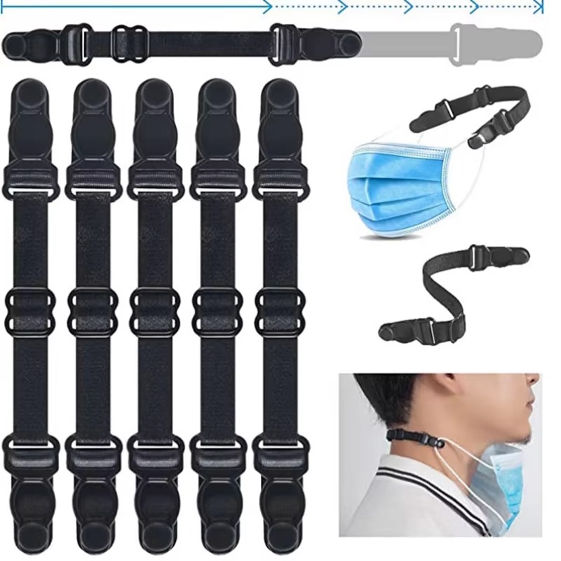 Mask Ear Saver Strap - 5PCS Adjustable Face Mask Extender Strap