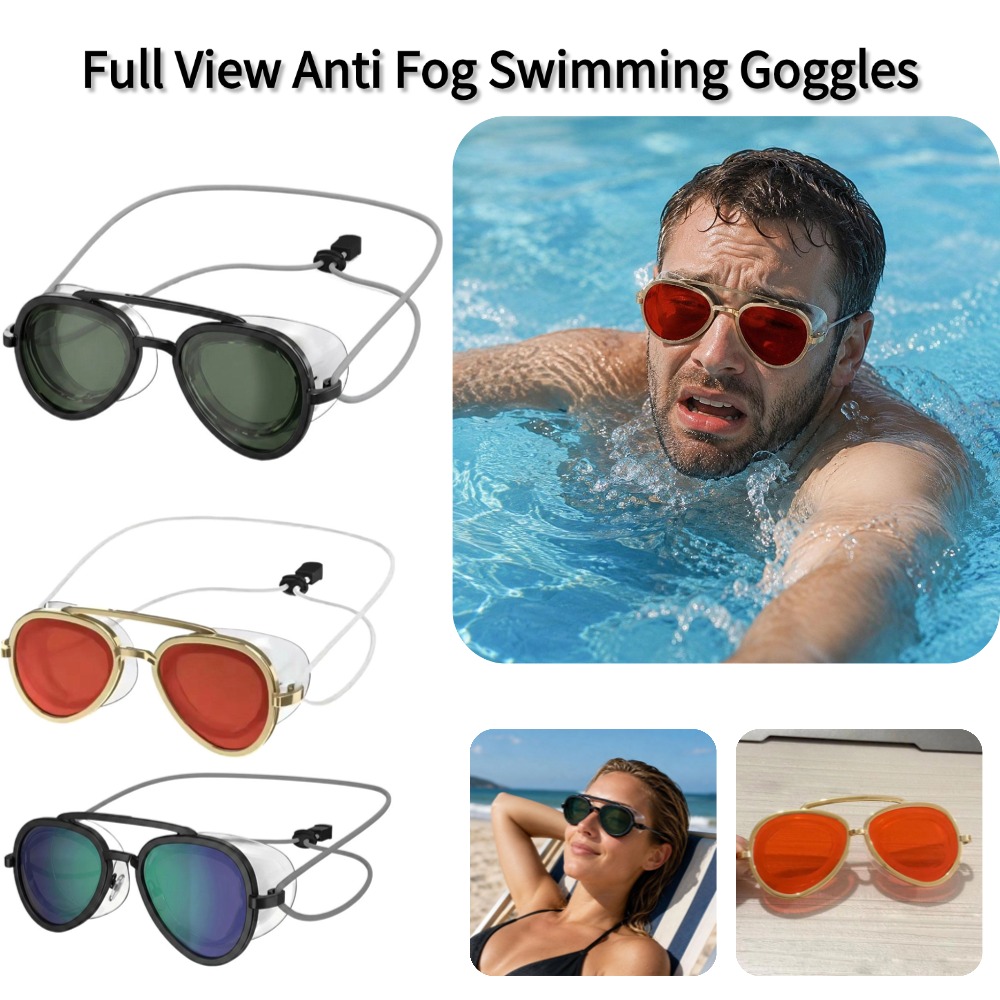 Anti Pollution Mask - Full View Swimming Goggles Anti Fog