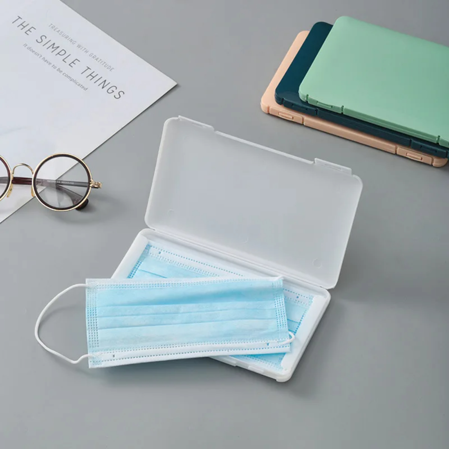 Disposable Surgical Mask - Disposable Face Mask Case Portable Case
