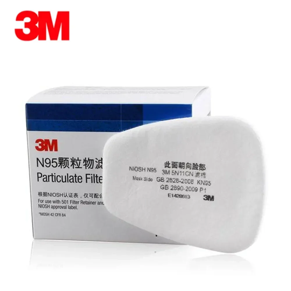 Face Mask Storage Box - 10pcs/Box 3M 5N11 Cotton Filters For
