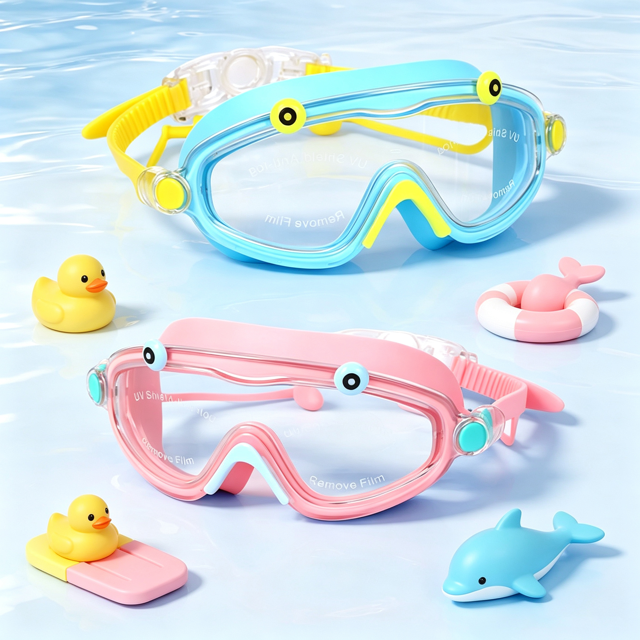 Silicone Mask Bracket - Kids Swim Goggles Boys Girls Anti