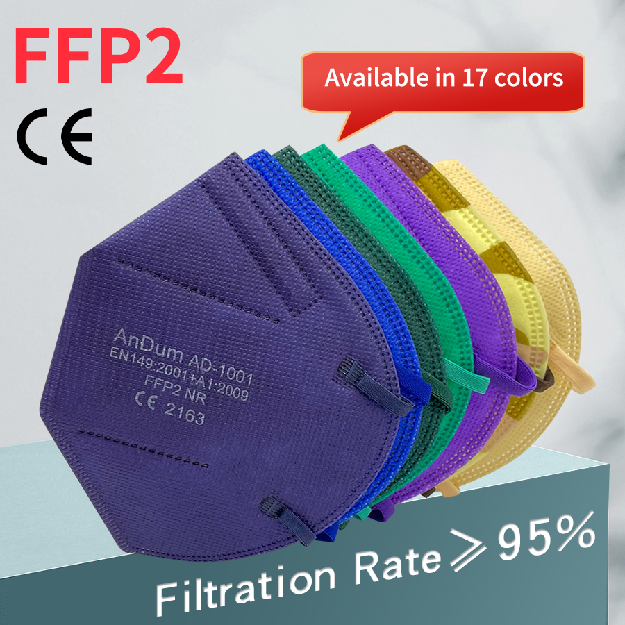 Anti Pollution Mask - 5PCS FFP2 Mask CE Approved Filtering