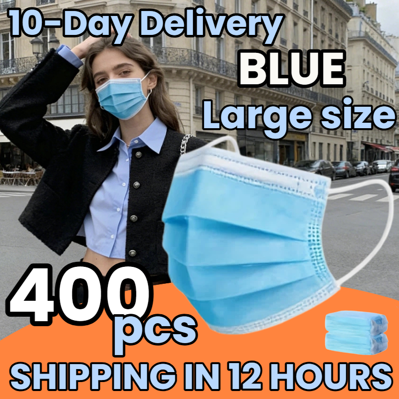 Disposable Mask Blue - Delivery in 10 Days! 400Pcs Thick