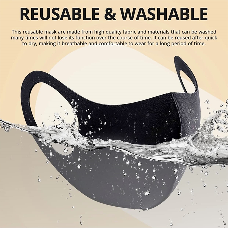 Cloth Face Mask Washable - 5/10PCS Fashion Solid Earloop Mask Spring