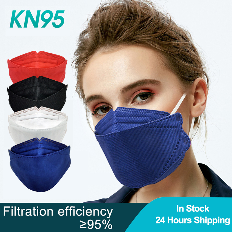 Kn95 Respirator Mask - Chất Lượng 4 Lớp Màu Sắc