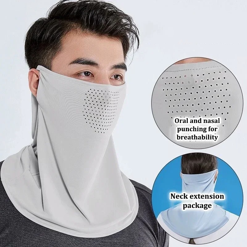 Men's Women's Ice Silk UV Prot - đánh giá và giá Sports Mask Breathable