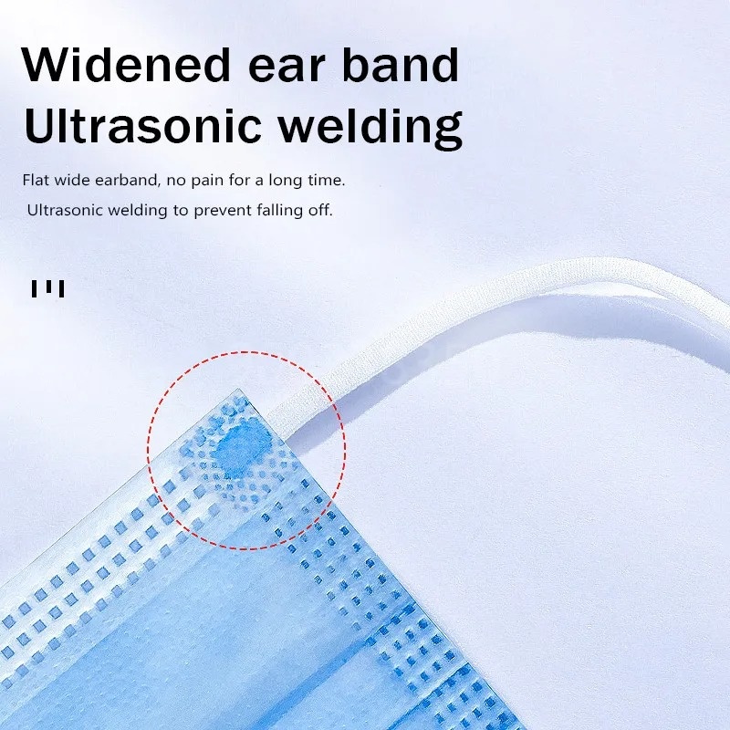 50-500pcs Disposable Adults in - đánh giá và giá Disposable Mask Blue