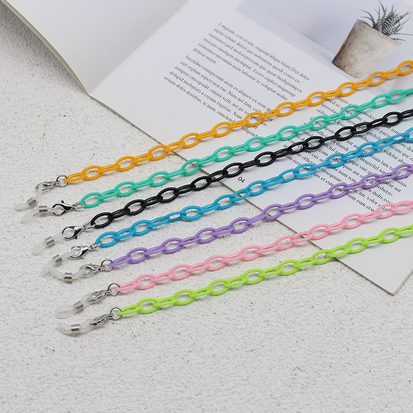Children Colorful Acrylic Glas - đánh giá và giá Mask Chain Holder