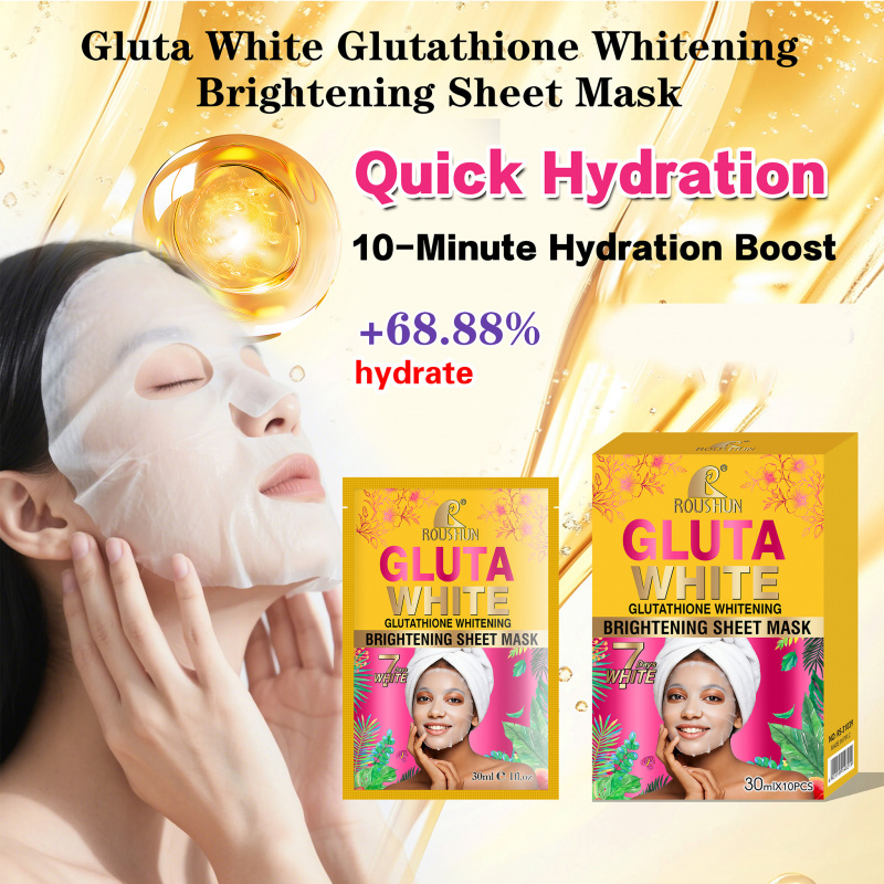 Gluta White Facial Mask Facial - đánh giá và giá Face Mask Storage Box