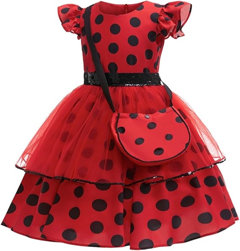 Girls Cosplay Costume Polka Do - đánh giá và giá Kids Face Mask
