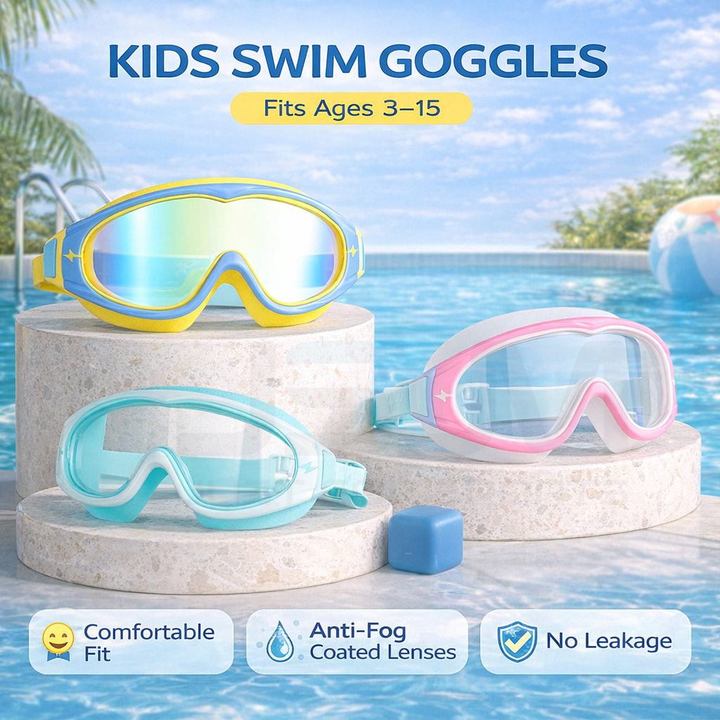 JSJM Kids Swimming Goggles Big - đánh giá và giá Anti Pollution Mask