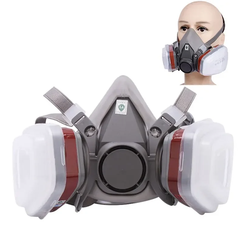 7in1 Gas Proof Half Face Mask  - đánh giá và giá Respirator Half Face