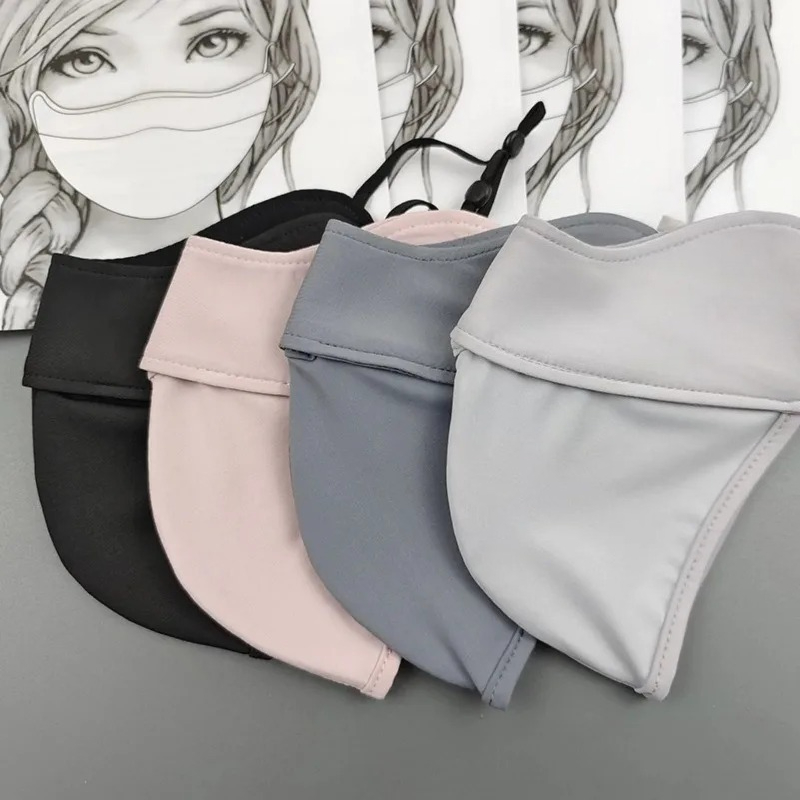 UV Protection Solid Ice Silk F - đánh giá và giá Sports Mask Breathable