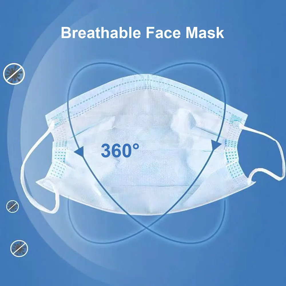 100/200pcs Nipah Virus Persona - đánh giá và giá Disposable Surgical Mask