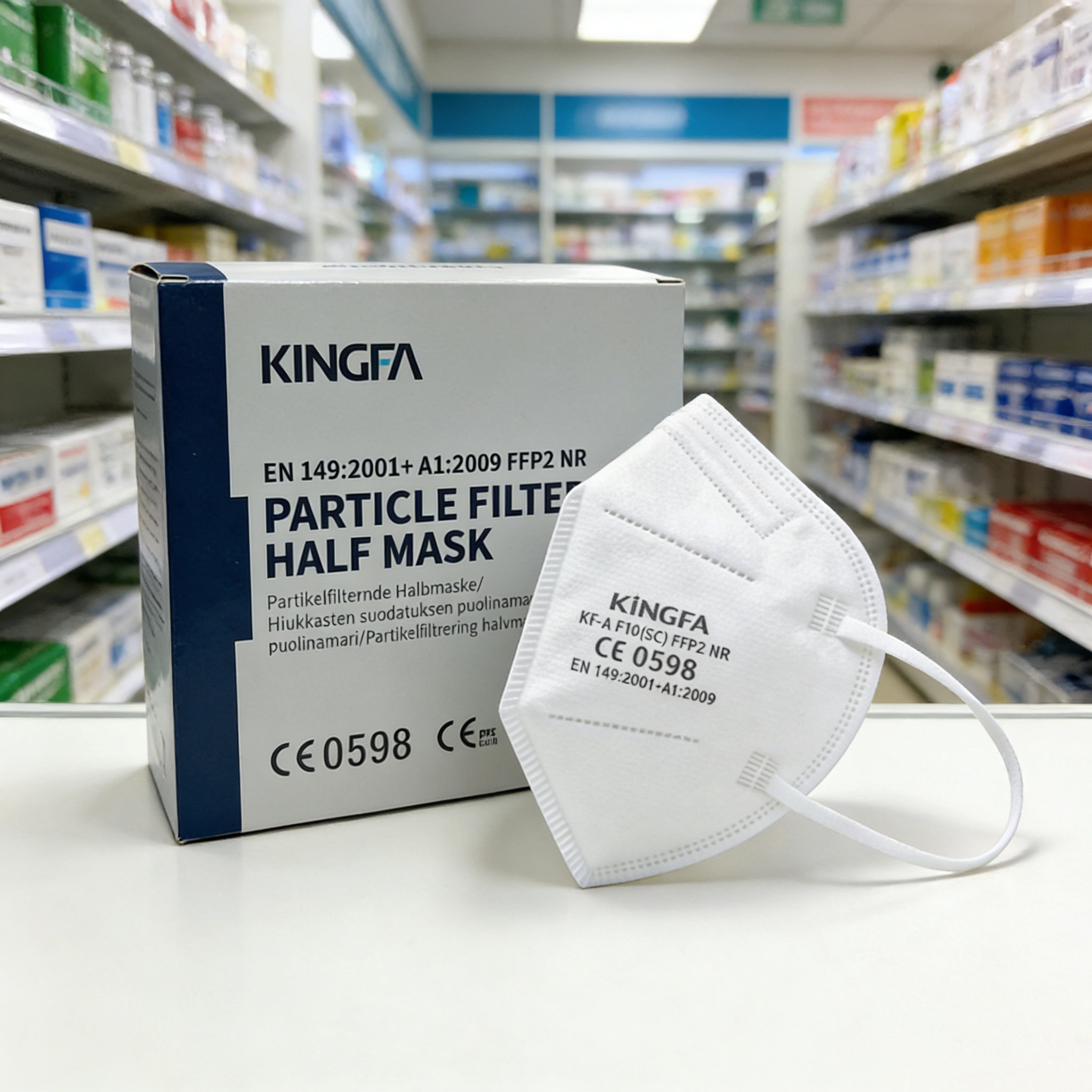 10-100Pcs 5Layer FFP2 Face Mas - đánh giá và giá Disposable Surgical Mask