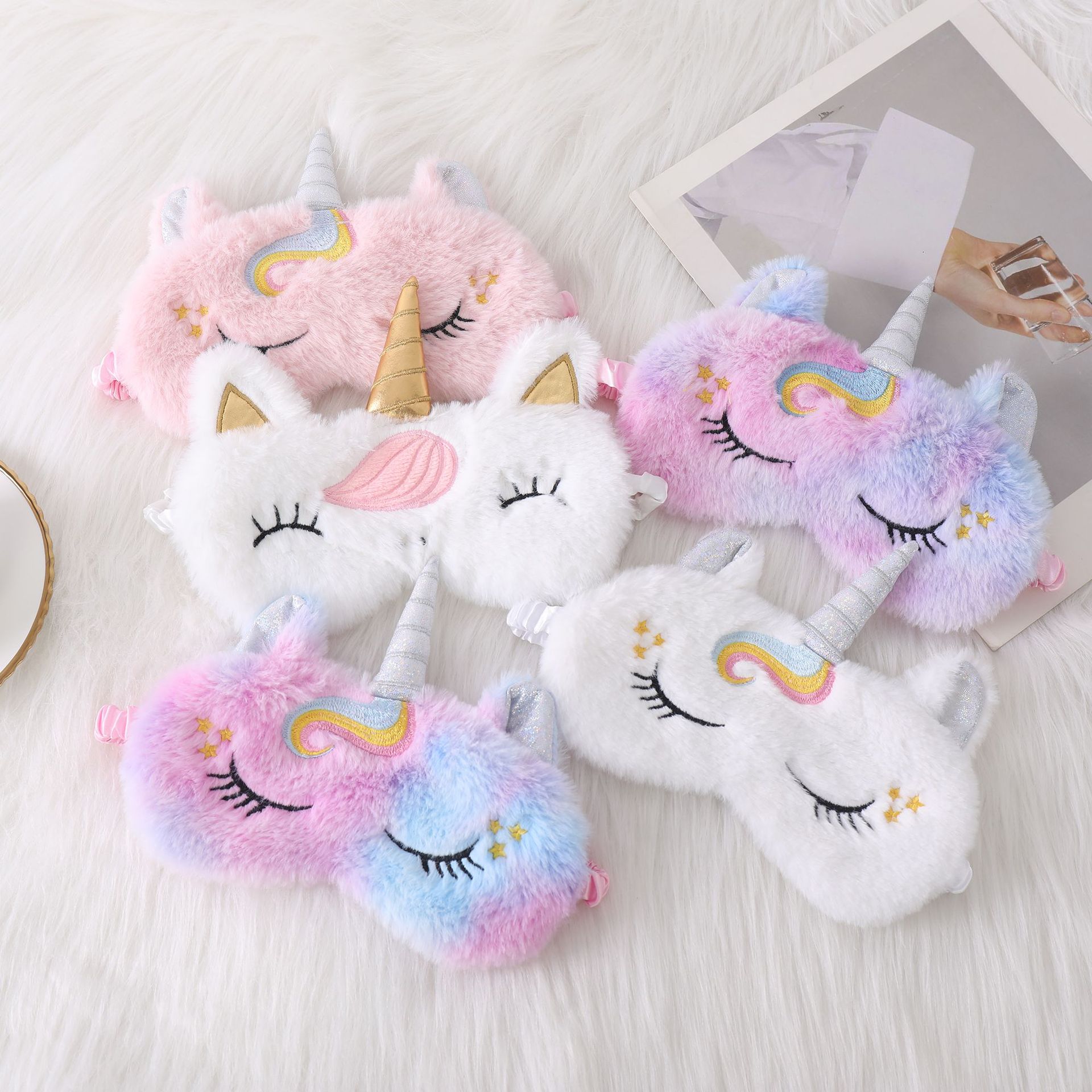 Soft Plush Sleeping Eye Masks  - đánh giá và giá Kids Face Mask