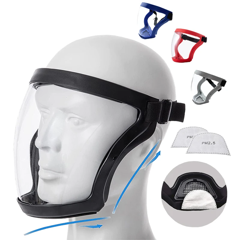 Protective Full Face Shield Ma - đánh giá và giá Anti Pollution Mask