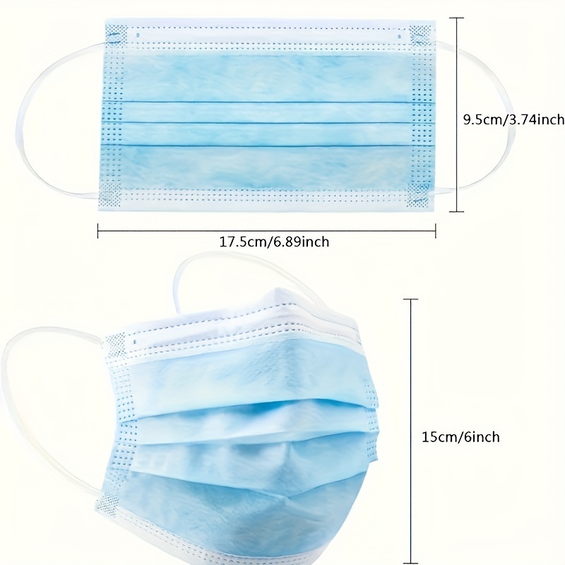100Pcs Thick Blue Disposable P - đánh giá và giá Disposable Mask Blue