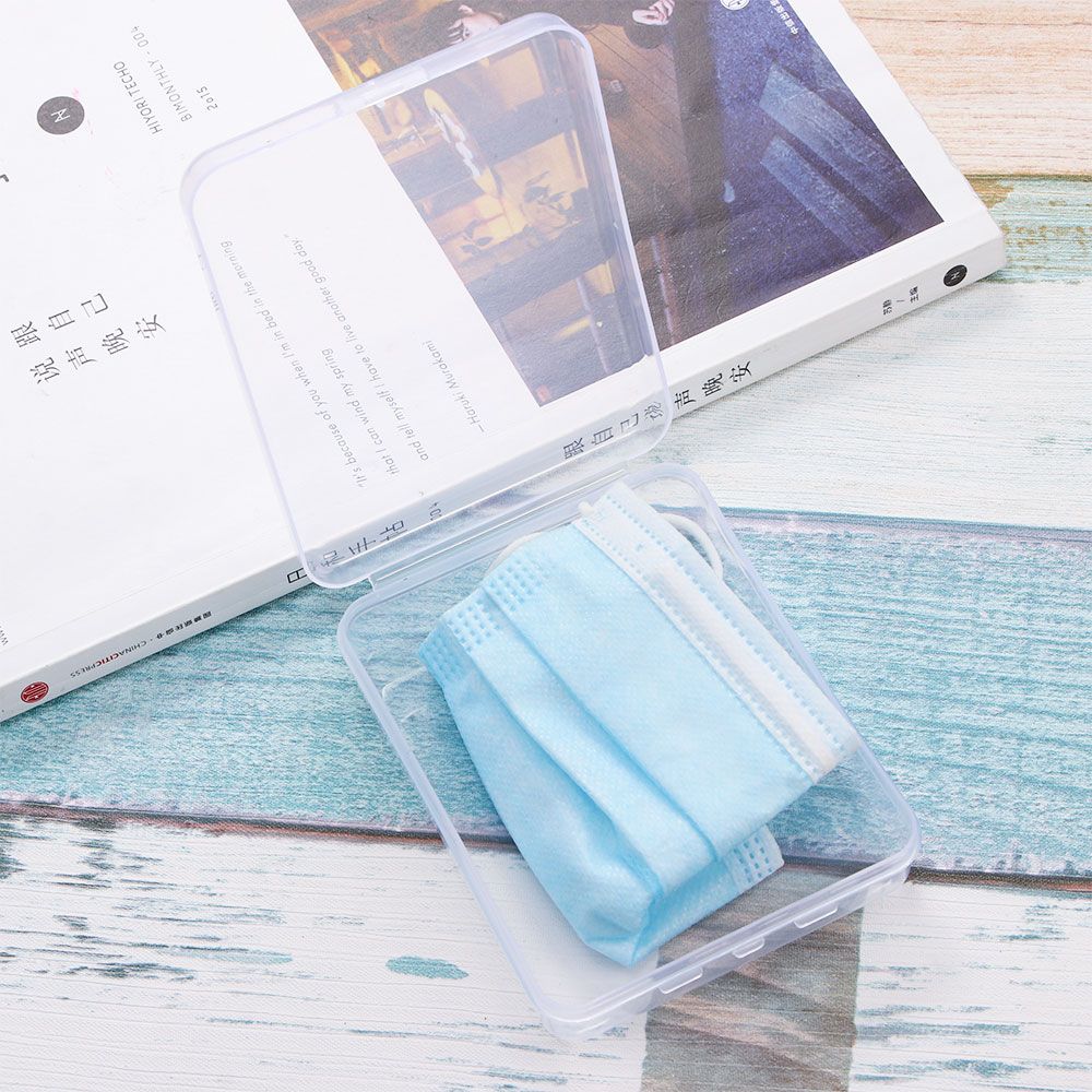 Protection Rectangle Container - đánh giá và giá Face Mask Storage Box