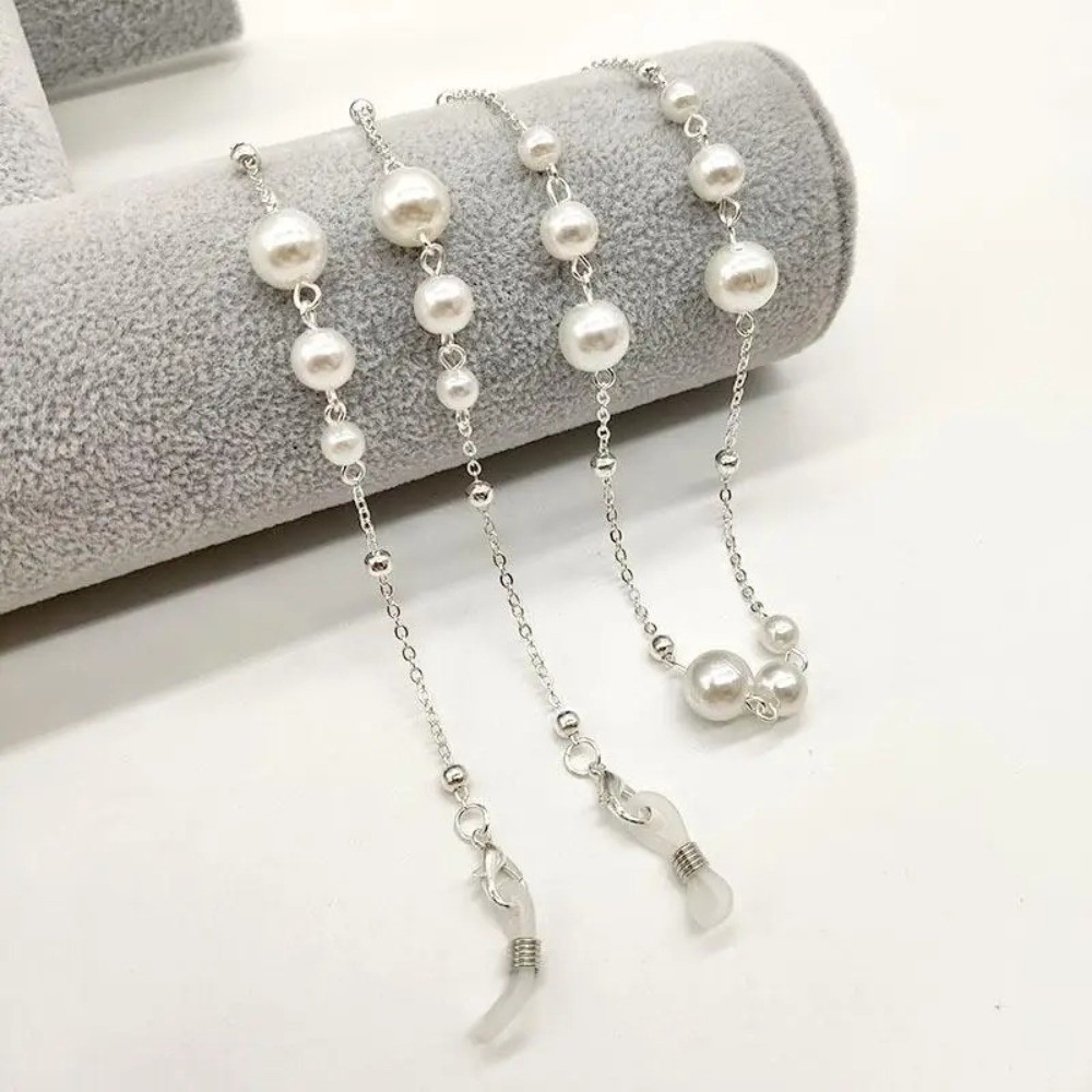 Trendy Pearl Beaded Sunglass C - đánh giá và giá Mask Lanyard Adjustable