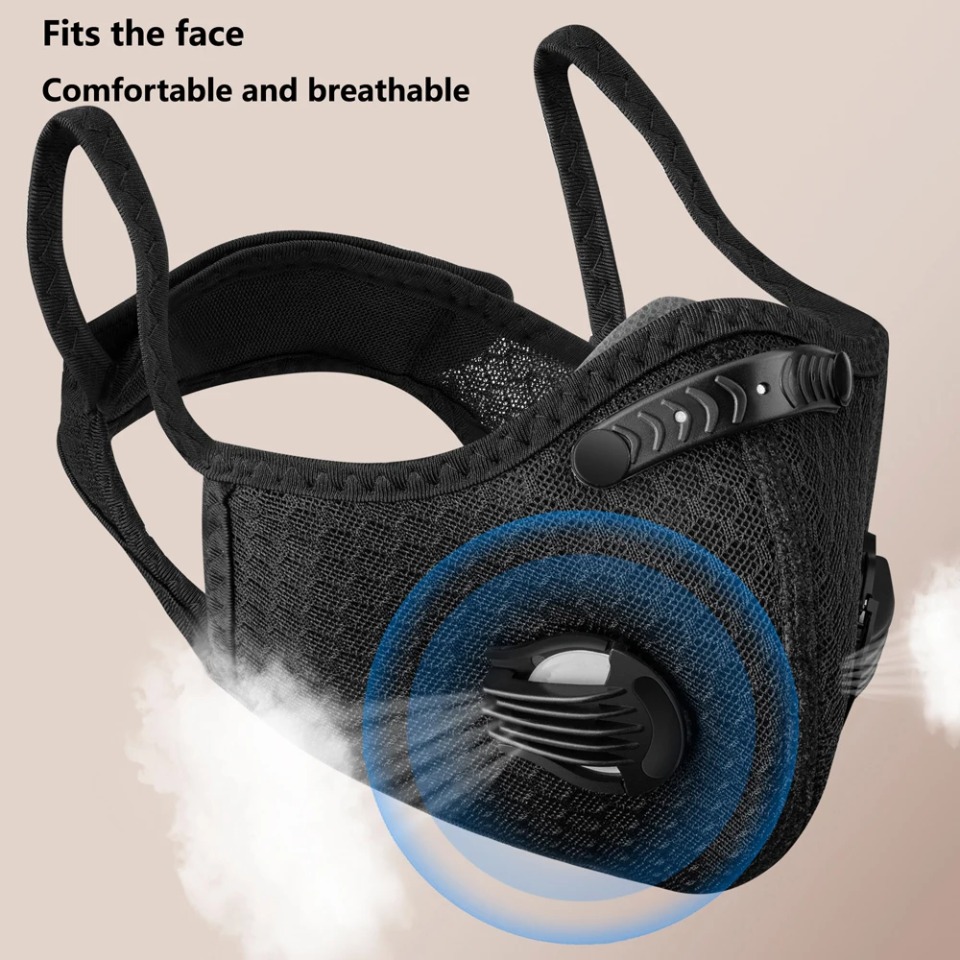1PCS Cycling Mask With Activat - đánh giá và giá Anti Pollution Mask