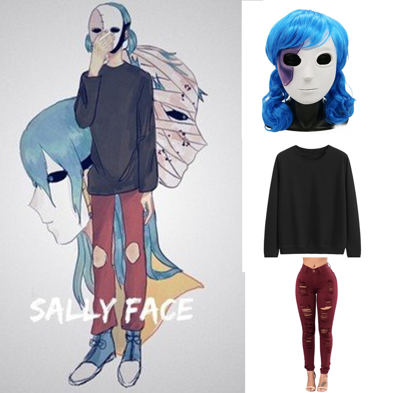 Nóng Anime Game Sally Mặt Tran - đánh giá và giá Black Face Mask Pack