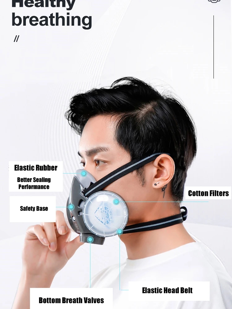 Half Face Dust Mask Safety Gog - đánh giá và giá Kn95 Respirator Mask
