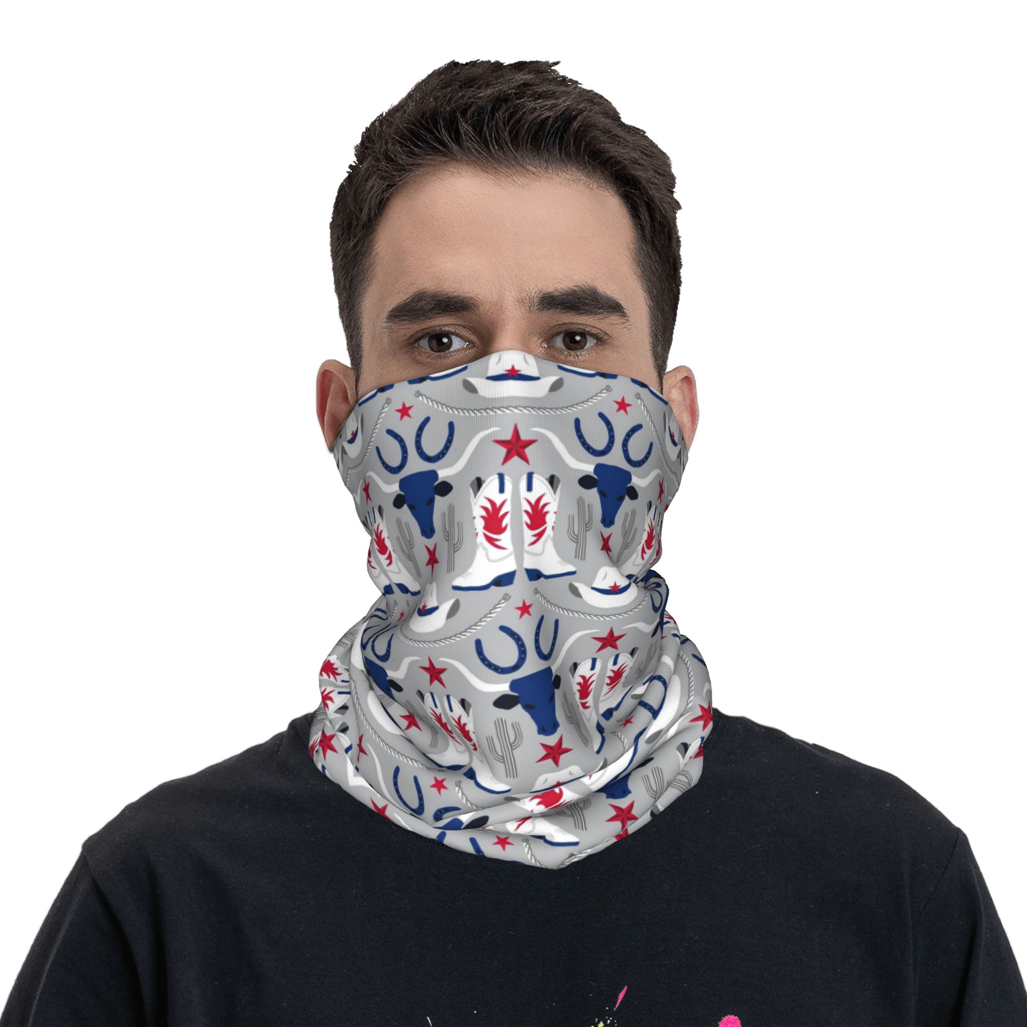 Old Wild West Cowboy Bandana N - đánh giá và giá Sports Mask Breathable