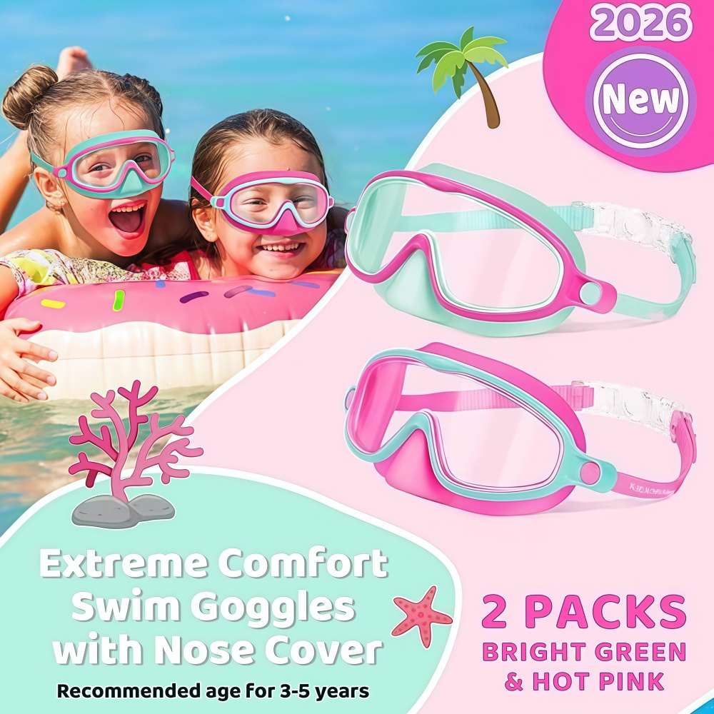 Kids Swim Goggles with Nose Co - đánh giá và giá Anti Pollution Mask