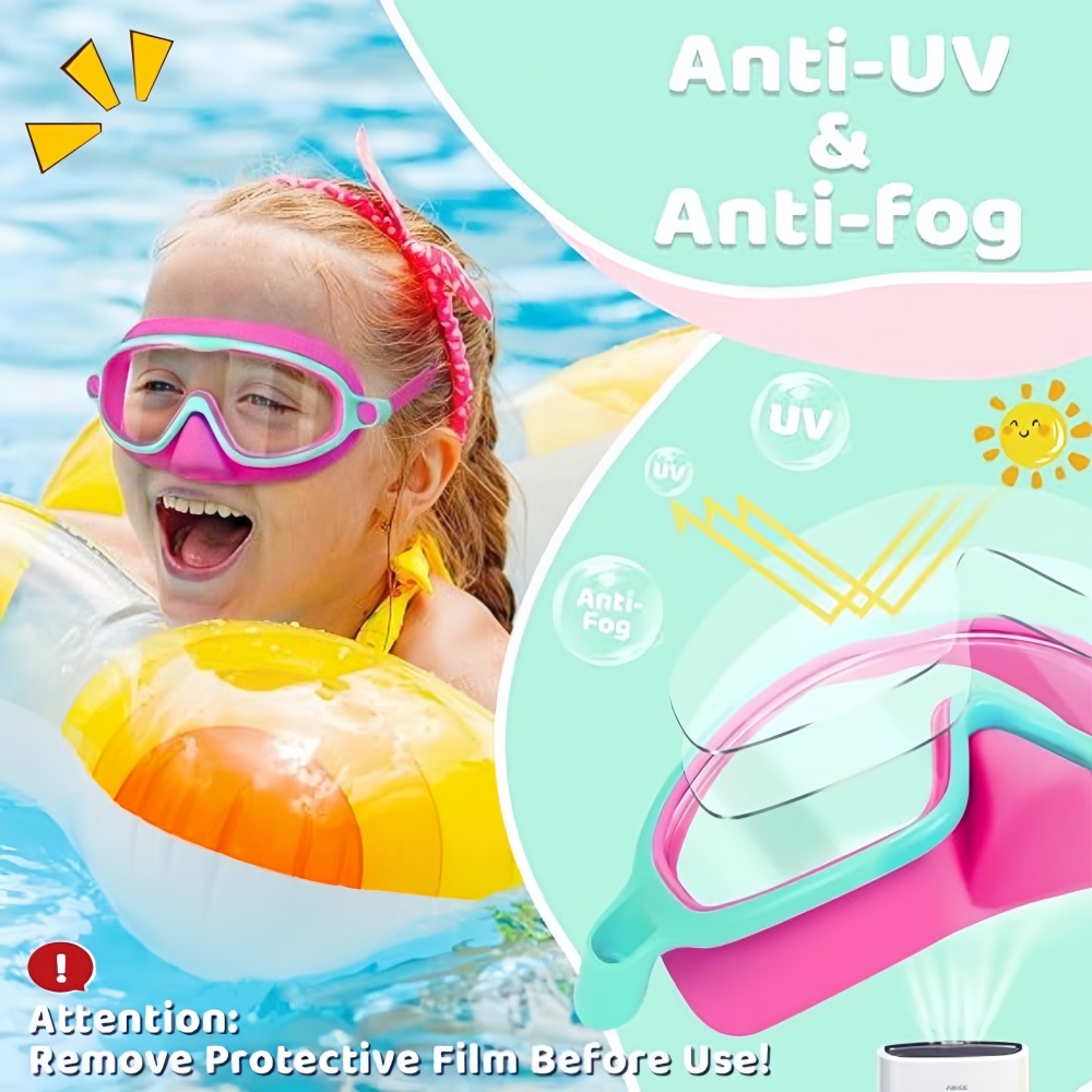 Kids Swim Goggles with Nose Co - đánh giá và giá Anti Pollution Mask