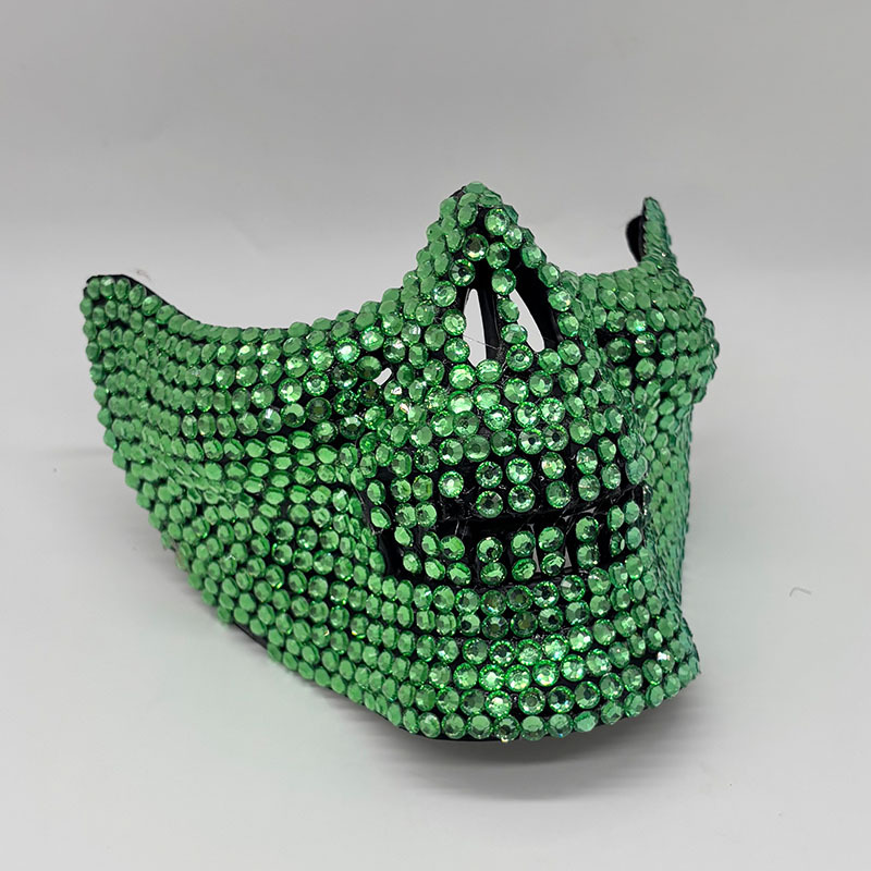 Rhinestone Half Skull Mask for - đánh giá và giá Respirator Half Face