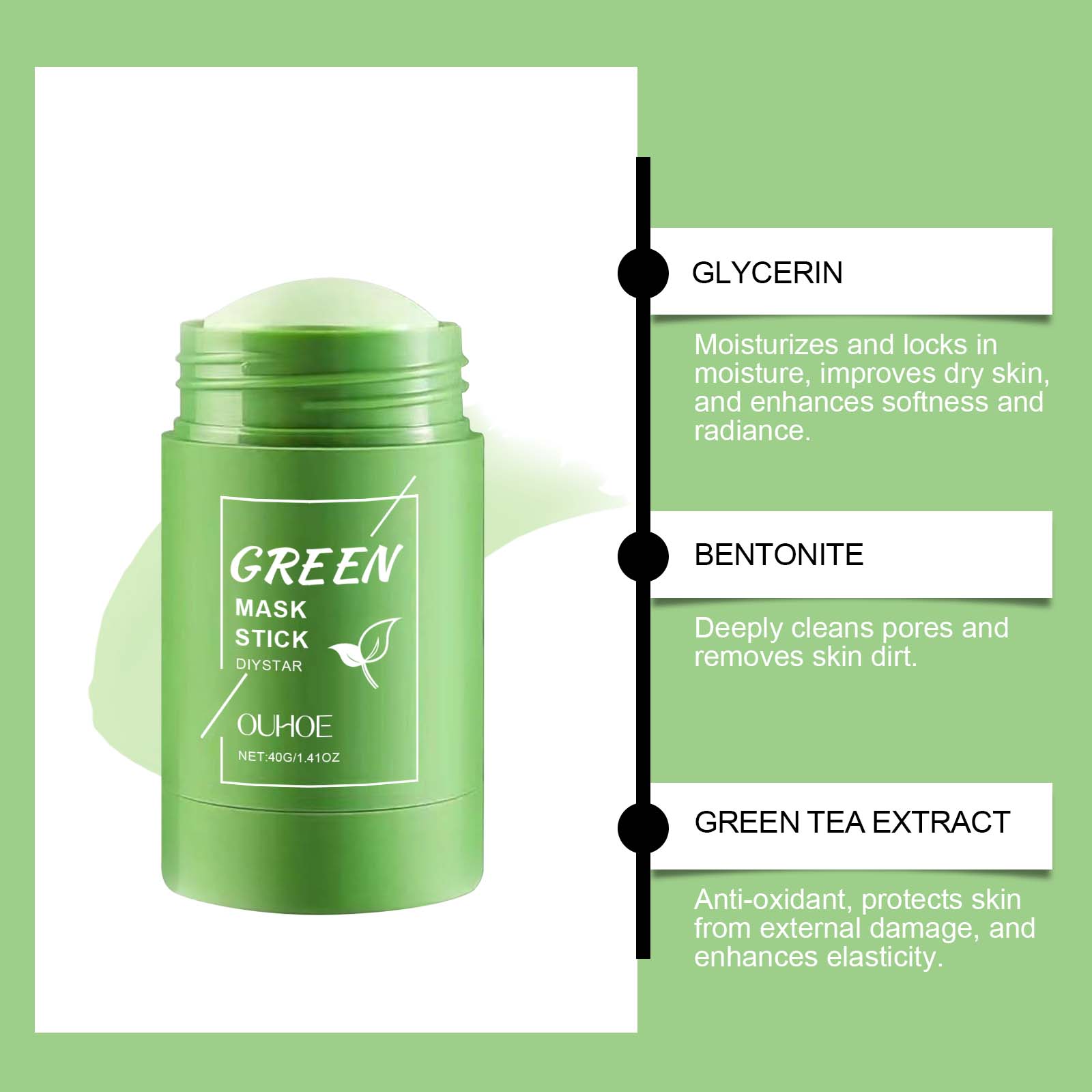 Alaska Volcano & Green Tea Dee - đánh giá và giá Dust Mask Construction