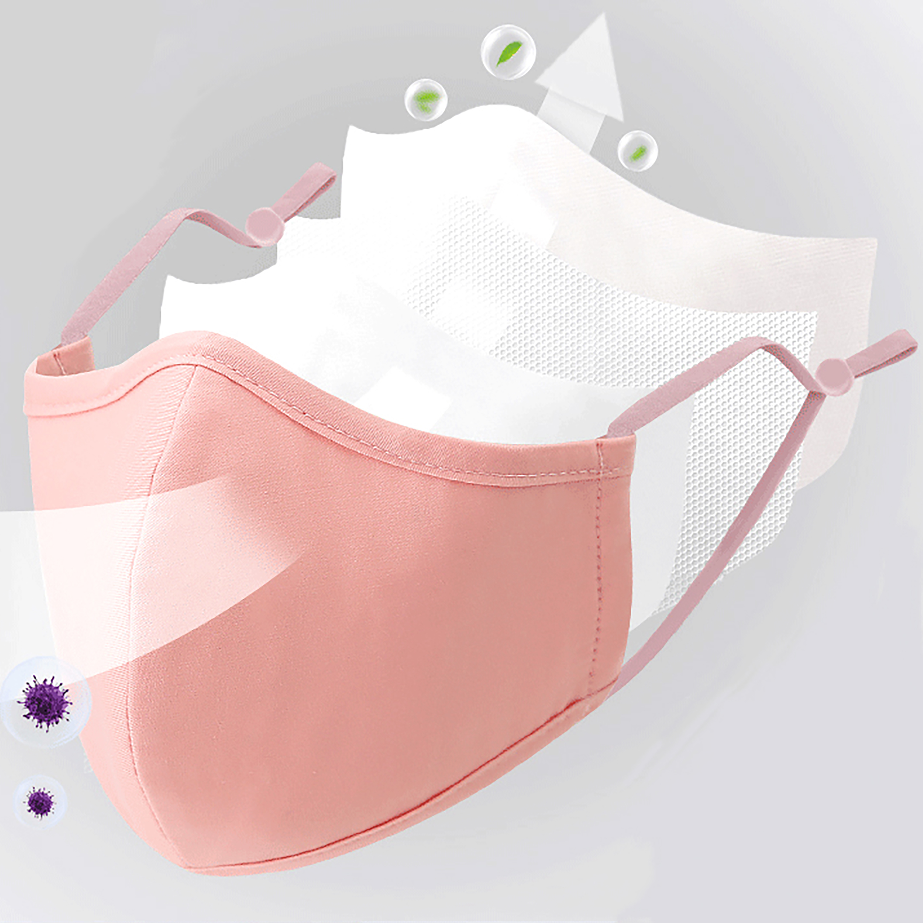 4 Loại Mới Nâng Cấp Mặt Bông M - đánh giá và giá Cloth Face Mask Washable