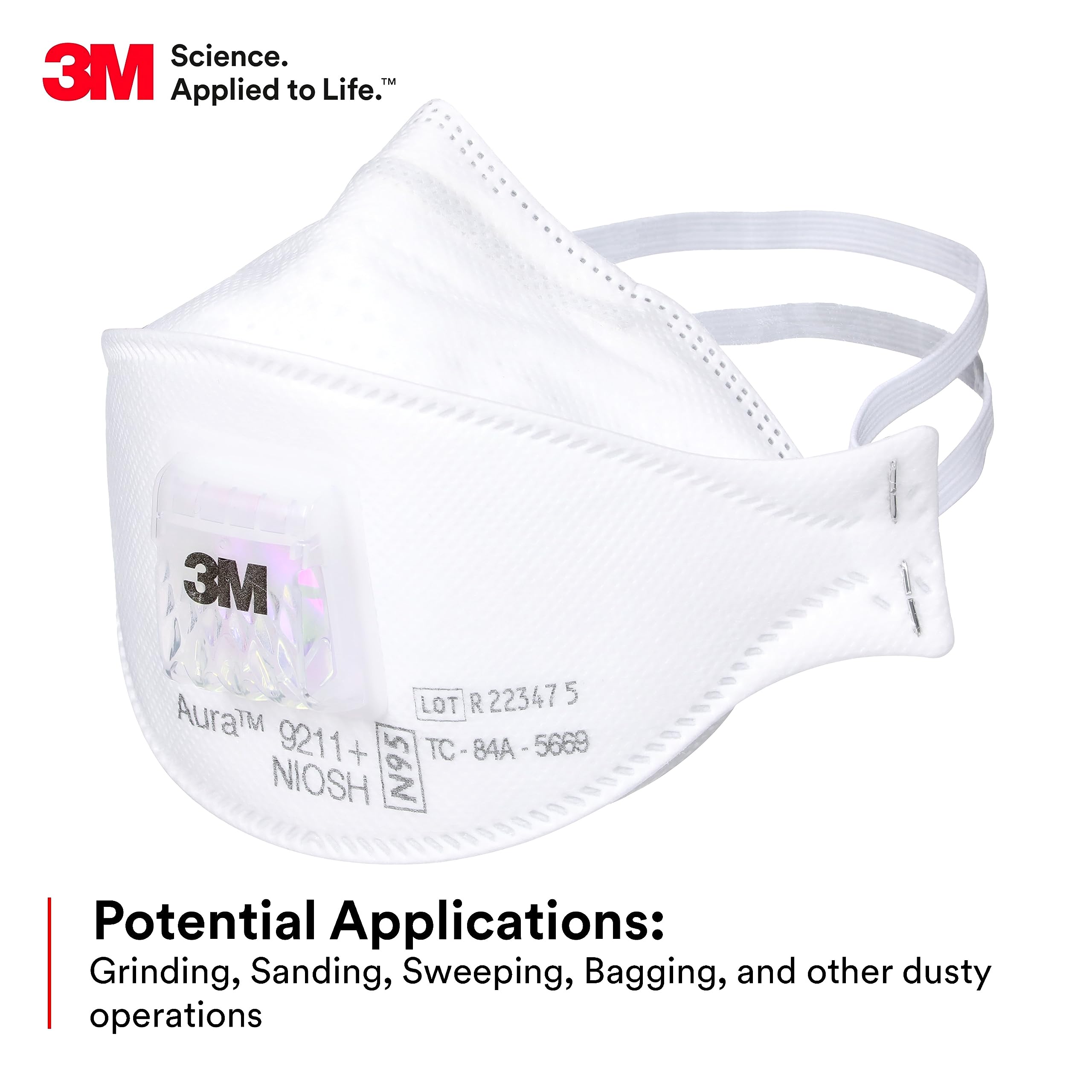 3M Aura 9211+ Particulate Resp - đánh giá và giá Kn95 Respirator Mask