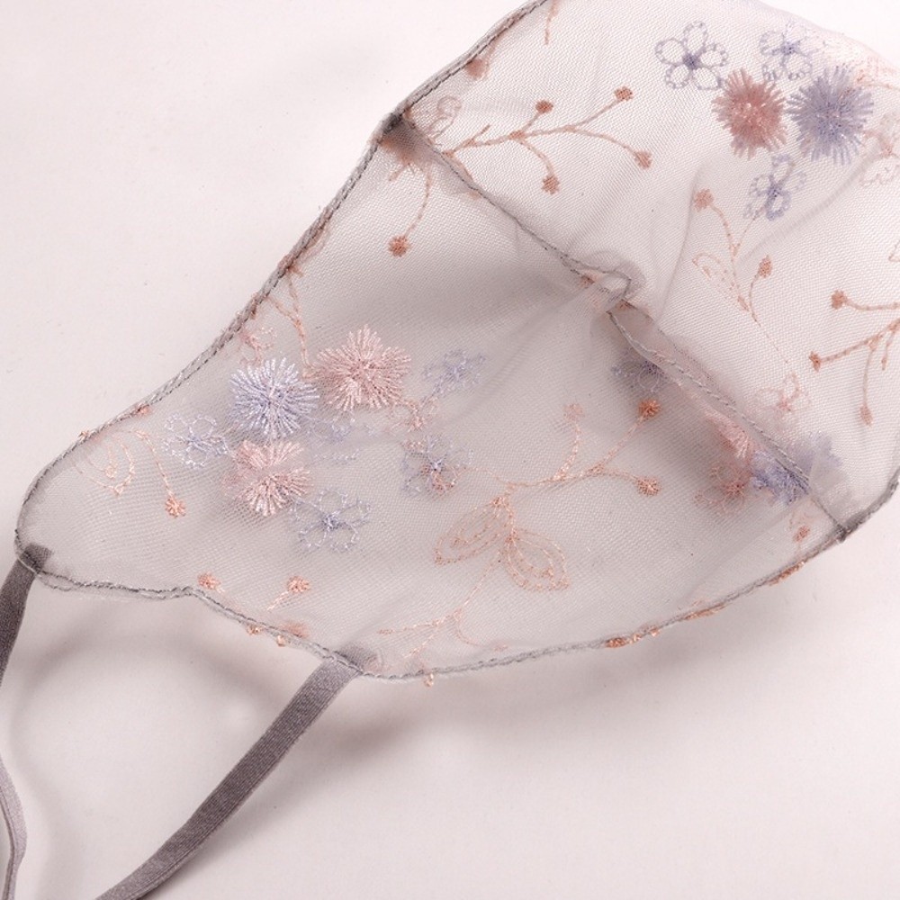 Classical Embroider Flower Vei - đánh giá và giá Cloth Face Mask Washable