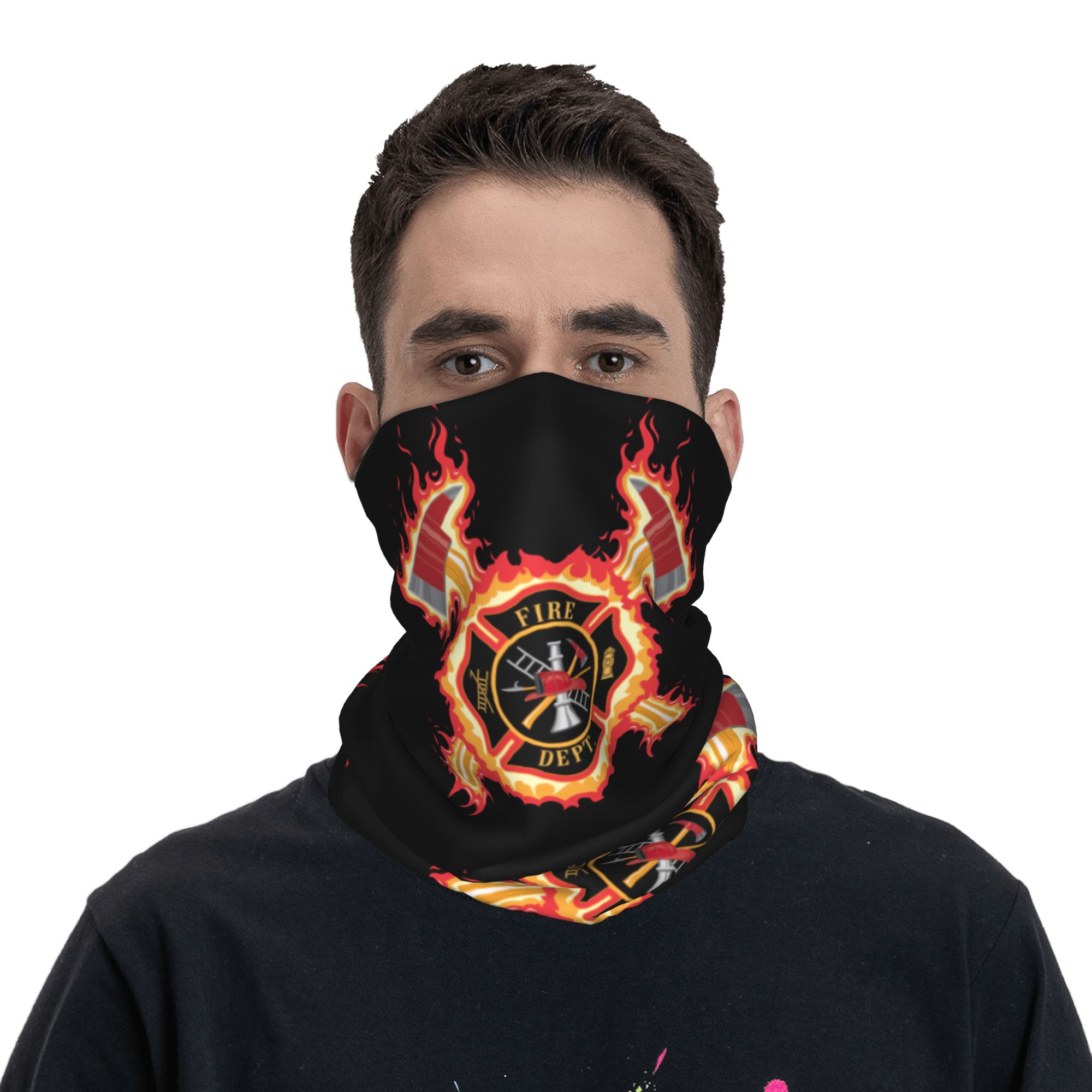 Custom Firefighter Cross Banda - đánh giá và giá Neck Gaiter Face Cover