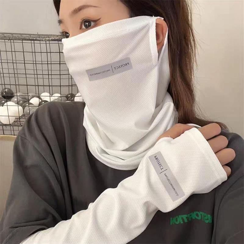Ice Silk Sun Protection Set*Fa - đánh giá và giá Sports Mask Breathable