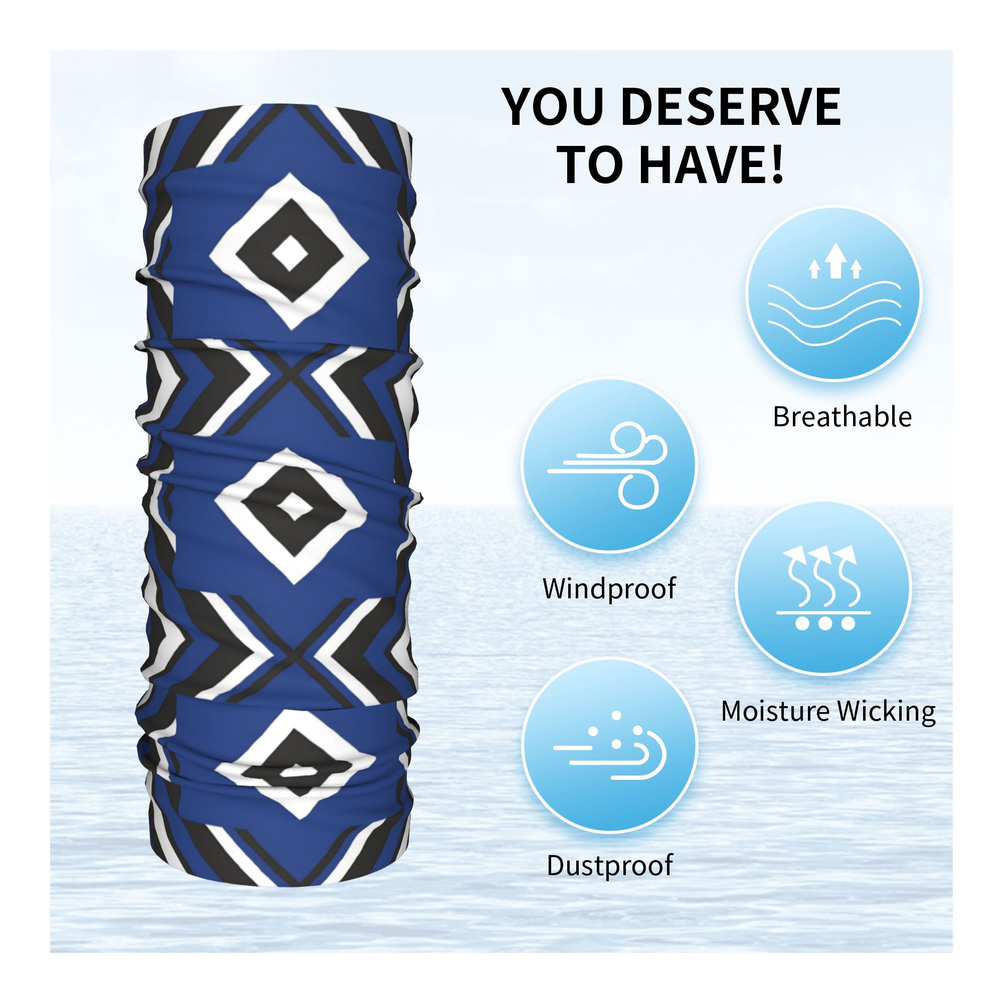 Blue Diamond HSV Soccer Bandan - đánh giá và giá Neck Gaiter Face Cover