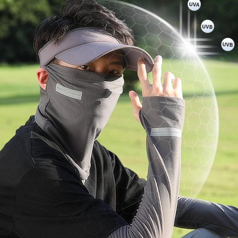 2Pcs Set Sun UV Protection Arm - đánh giá và giá Sports Mask Breathable