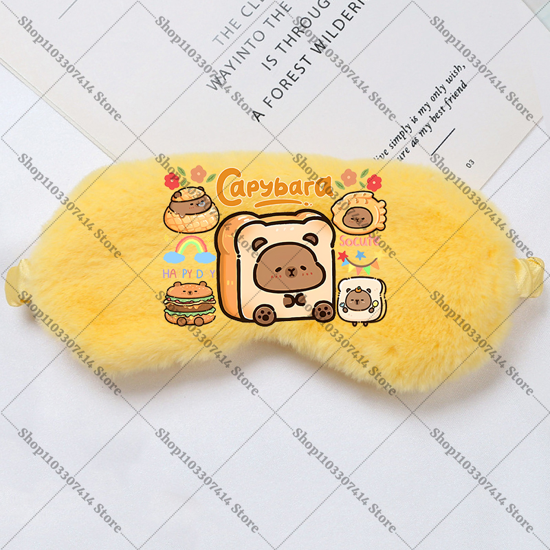 Capybara Girl Cartoon Sleep Ey - đánh giá và giá Kids Face Mask
