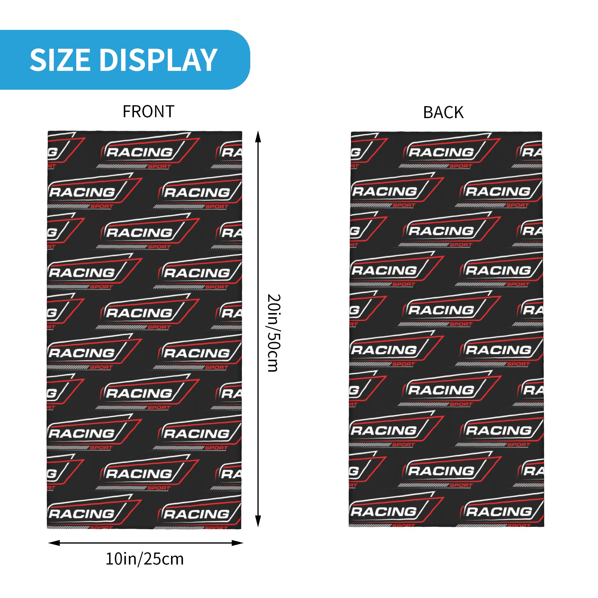 Custom Racing Speed Race Banda - đánh giá và giá Neck Gaiter Face Cover