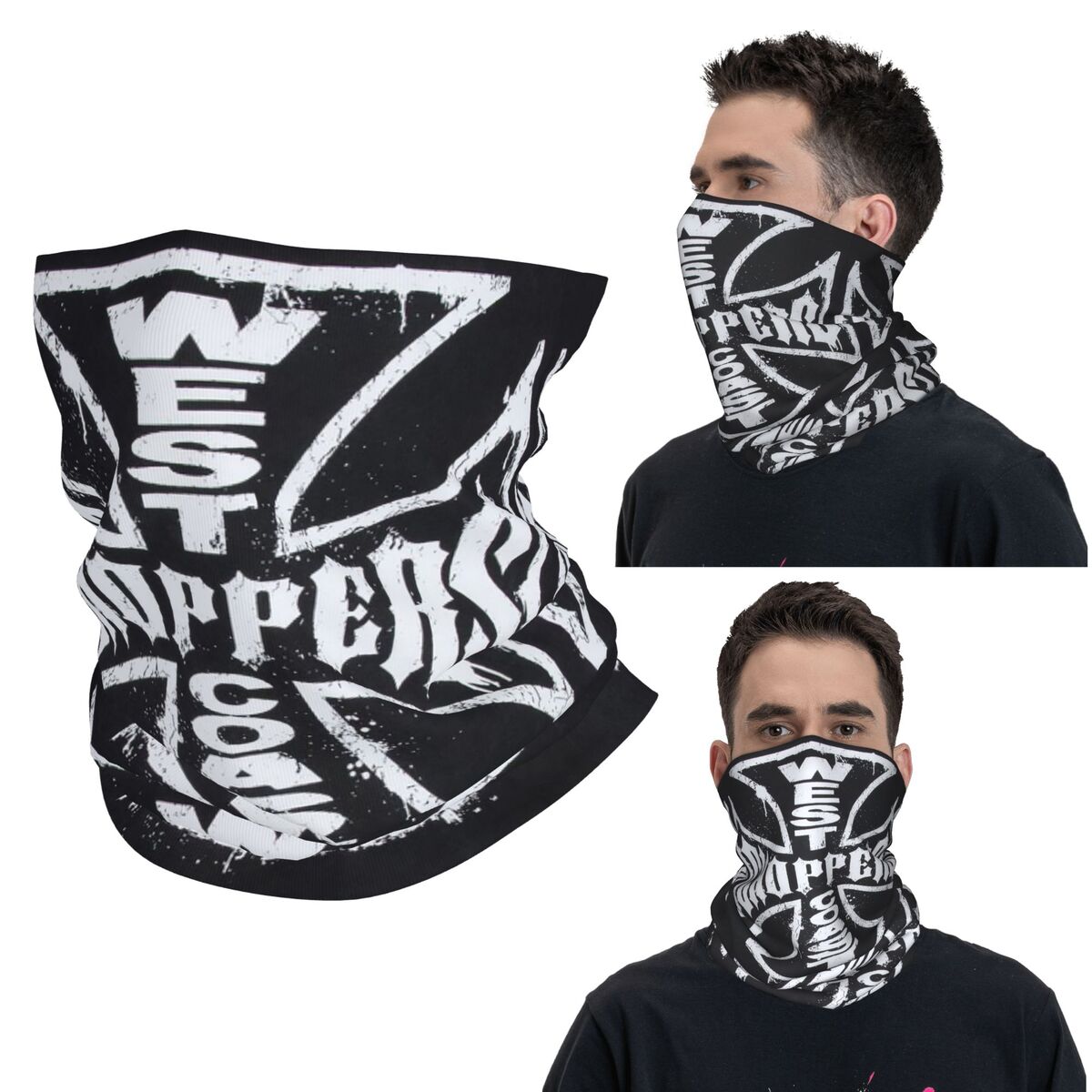 West Coast Iron Cross Choppers - đánh giá và giá Neck Gaiter Face Cover