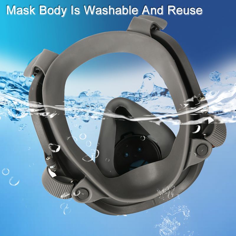 6800 Full Mặt Khí Mặt Nạ Phòng - đánh giá và giá Dust Mask Construction