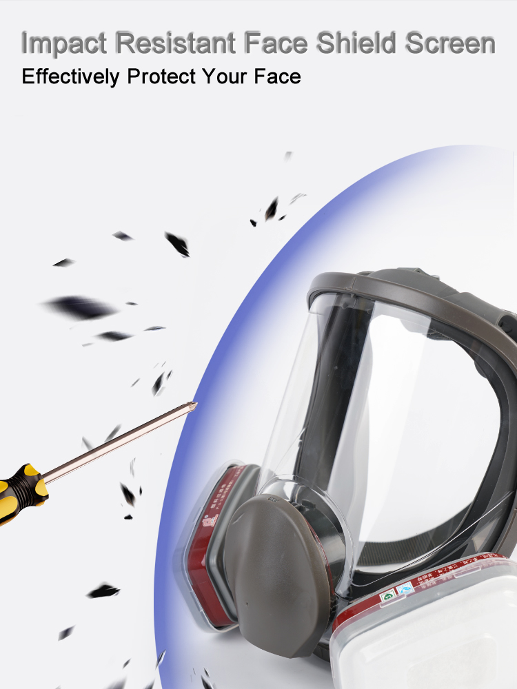 6800 Full Mặt Khí Mặt Nạ Phòng - đánh giá và giá Dust Mask Construction