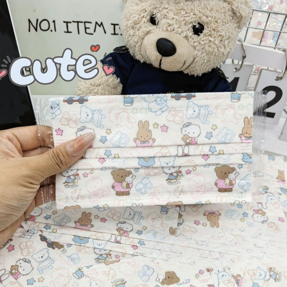 10/30/50/100PCS Cute Kawaii Mi - đánh giá và giá Kids Face Mask